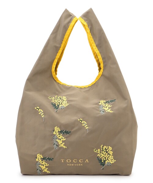 TOCCA(トッカ)の「BOUQUET DE REVE ECO BAG エコバッグ(エコバッグ/サブバッグ・レディース・ベージュ系/ネイビー系/ブラック系・F)」の11枚目の写真