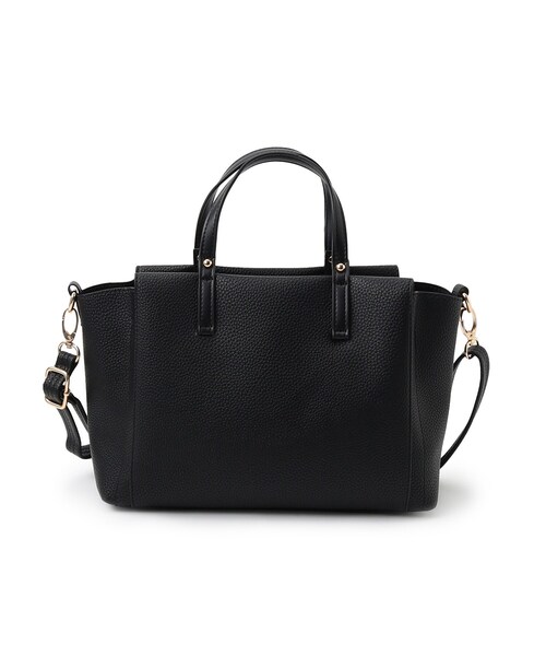 SHOO・LA・RUE（シューラルー）の「【軽量/2WAY】ふわっと軽い 3層ミニトート（トートバッグ・レディース・ブラウン系/ブラック/グレー系4・00）」の10枚目の写真