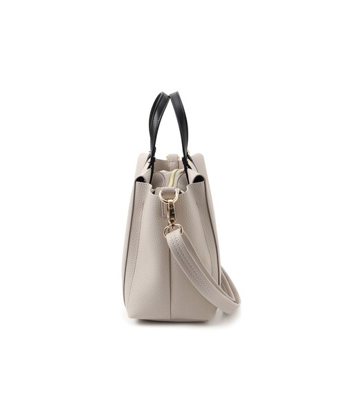 SHOO・LA・RUE（シューラルー）の「【軽量/2WAY】ふわっと軽い 3層ミニトート（トートバッグ・レディース・ブラウン系/ブラック/グレー系4・00）」の13枚目の写真