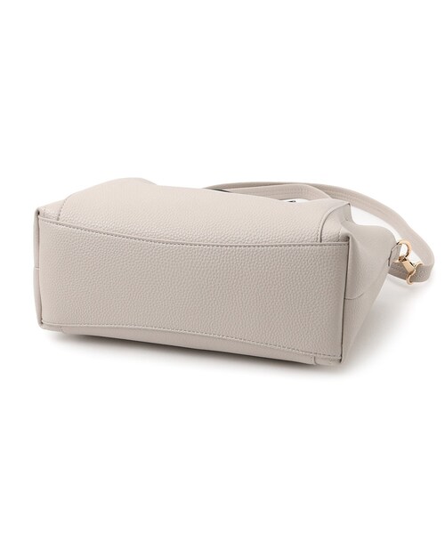 SHOO・LA・RUE（シューラルー）の「【軽量/2WAY】ふわっと軽い 3層ミニトート（トートバッグ・レディース・ブラウン系/ブラック/グレー系4・00）」の15枚目の写真