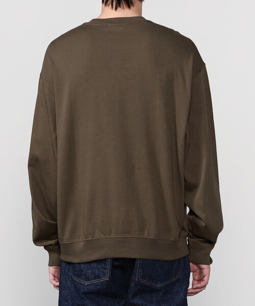 handvaerk(ハンドバーク)の「handvaerk | コットン クルーネック長袖Tシャツ MEN(Tシャツ/カットソー・メンズ・ブラック系その他/ブラウン系その他/アイボリー/ブルー系その他・M/L/S)」の10枚目の写真