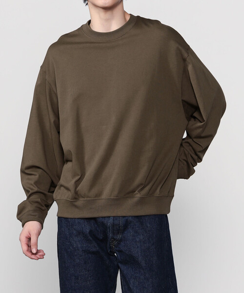 handvaerk(ハンドバーク)の「handvaerk | コットン クルーネック長袖Tシャツ MEN(Tシャツ/カットソー・メンズ・ブラック系その他/ブラウン系その他/アイボリー/ブルー系その他・M/L/S)」の11枚目の写真