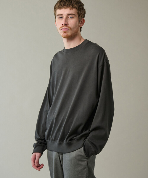 handvaerk(ハンドバーク)の「handvaerk | コットン クルーネック長袖Tシャツ MEN(Tシャツ/カットソー・メンズ・ブラック系その他/ブラウン系その他/アイボリー/ブルー系その他・M/L/S)」の13枚目の写真