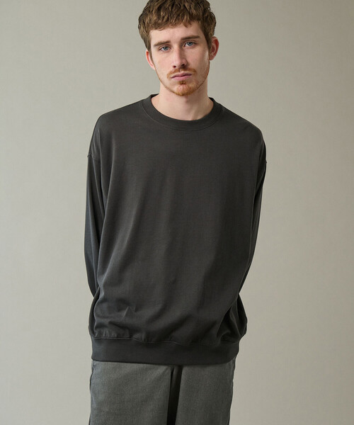 handvaerk(ハンドバーク)の「handvaerk | コットン クルーネック長袖Tシャツ MEN(Tシャツ/カットソー・メンズ・ブラック系その他/ブラウン系その他/アイボリー/ブルー系その他・M/L/S)」の14枚目の写真