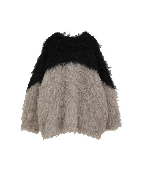 CLANE（クラネ）の「BI COLOR SHAGGY KNIT CARDIGAN（カーディガン/ボレロ・レディース・その他/アイボリー/ピンク・2/1）」の17枚目の写真