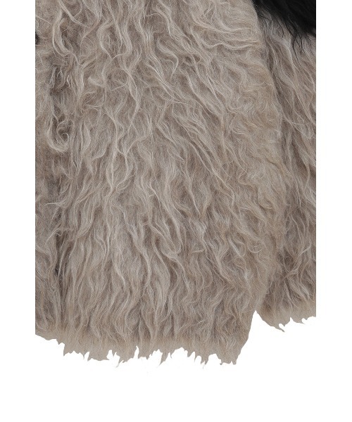 CLANE（クラネ）の「BI COLOR SHAGGY KNIT CARDIGAN（カーディガン/ボレロ・レディース・その他/アイボリー/ピンク・2/1）」の6枚目の写真