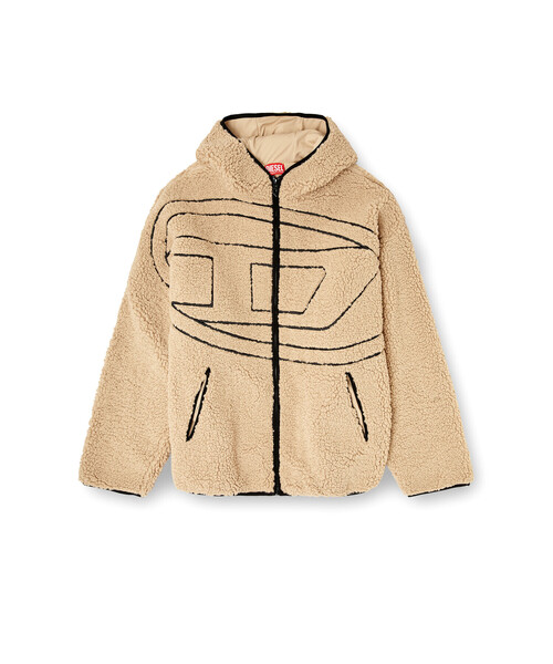 DIESEL(ディーゼル)の「メンズ ジップアップフードジャケット S-ZAT(ブルゾン・メンズ・ベージュ/ブラック系その他・MEDIUM/LARGE/X-LARGE/SMALL/XX-SMALL/X-SMALL/XX-LARGE)」の11枚目の写真