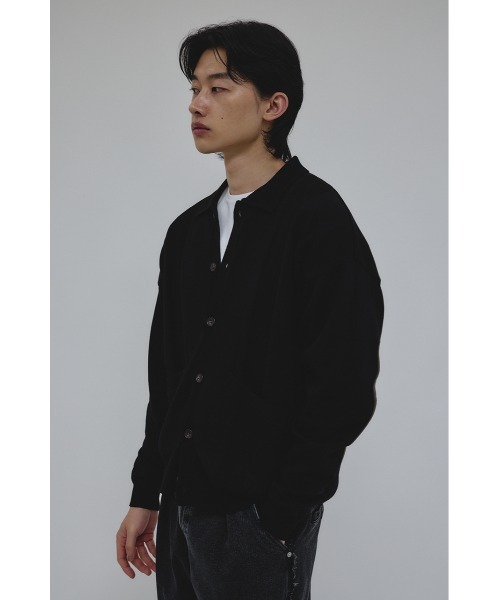 セール】リブカラーニットカーディガン（カーディガン/ボレロ