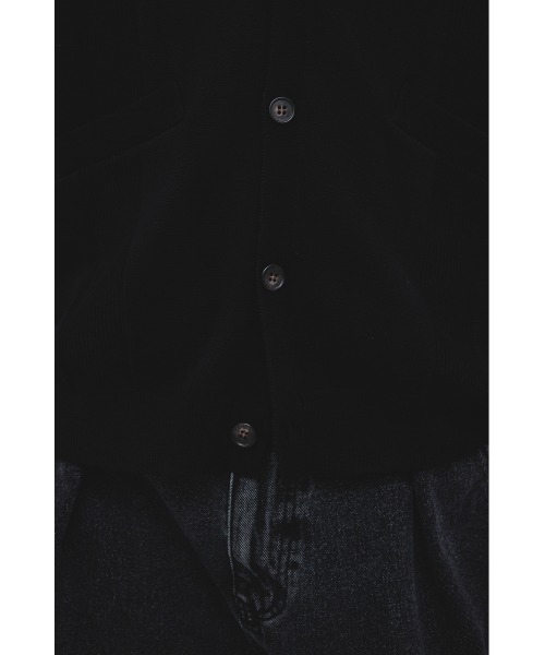 STYLEMIXER(スタイルミキサー)の「リブカラーニットカーディガン(カーディガン/ボレロ・メンズ・ブラック/カーキ・MEDIUM/LARGE)」の11枚目の写真
