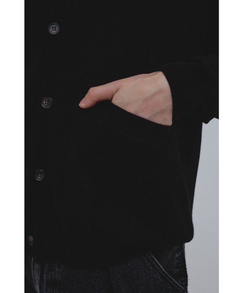 STYLEMIXER(スタイルミキサー)の「リブカラーニットカーディガン(カーディガン/ボレロ・メンズ・ブラック/カーキ・MEDIUM/LARGE)」の12枚目の写真