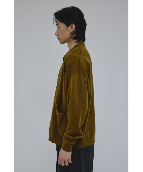 STYLEMIXER(スタイルミキサー)の「リブカラーニットカーディガン(カーディガン/ボレロ・メンズ・ブラック/カーキ・MEDIUM/LARGE)」の20枚目の写真