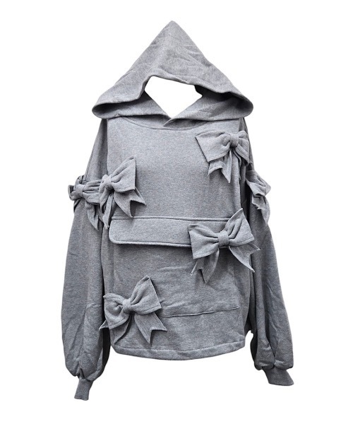 リボンフーディーパーカー（パーカー）｜lilLilly（リルリリー