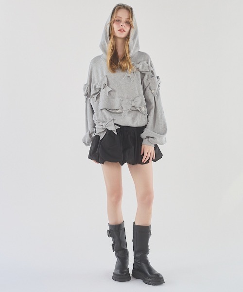 リボンフーディーパーカー（パーカー）｜lilLilly（リルリリー