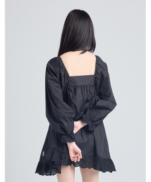 Little sunny bite(リトルサニーバイト)の「【8】【Little sunny bite】bear lace dress(ワンピース・レディース・ブラック/ホワイト/ピンク・SMALL/MEDIUM)」の12枚目の写真