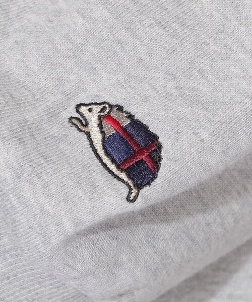 CB CRESTBRIDGE(シービークレストブリッジ)の「ヘッジホッグ2WAYポロプルオーバー(Tシャツ/カットソー・レディース・ピンク系その他2/ライトグレー/ダークネイビー・M)」の8枚目の写真