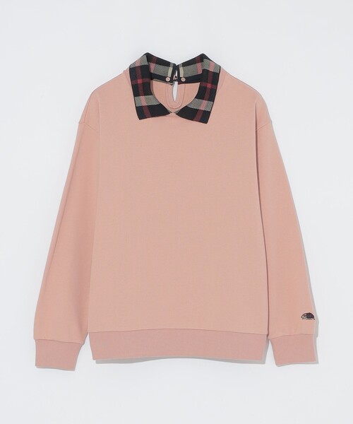 CB CRESTBRIDGE(シービークレストブリッジ)の「ヘッジホッグ2WAYポロプルオーバー(Tシャツ/カットソー・レディース・ピンク系その他2/ライトグレー/ダークネイビー・M)」の15枚目の写真
