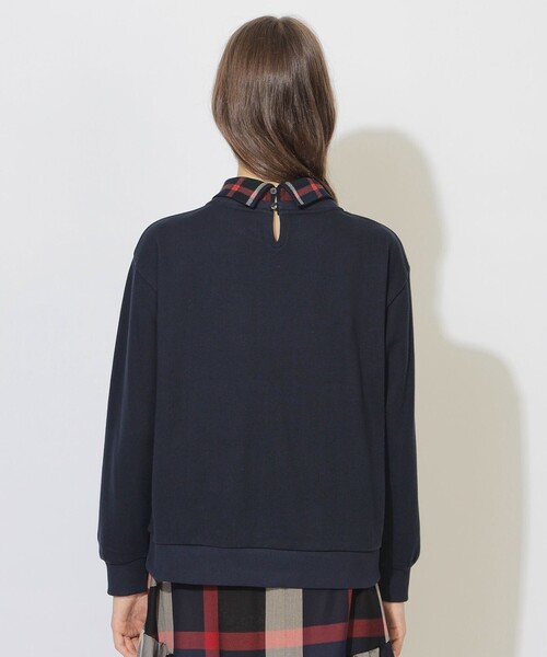 CB CRESTBRIDGE(シービークレストブリッジ)の「ヘッジホッグ2WAYポロプルオーバー(Tシャツ/カットソー・レディース・ピンク系その他2/ライトグレー/ダークネイビー・M)」の18枚目の写真