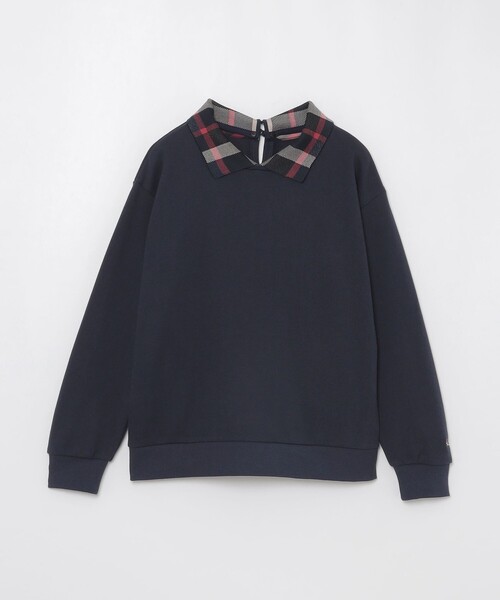 CB CRESTBRIDGE(シービークレストブリッジ)の「ヘッジホッグ2WAYポロプルオーバー(Tシャツ/カットソー・レディース・ピンク系その他2/ライトグレー/ダークネイビー・M)」の21枚目の写真