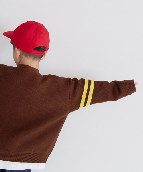 LOWRYS FARM（ローリーズファーム）の「レタードカーディガン　 595658（カーディガン/ボレロ・キッズ・ブラウン/アイボリー/ネイビー・110cm/120cm/130cm/140cm/150cm）」の16枚目の写真