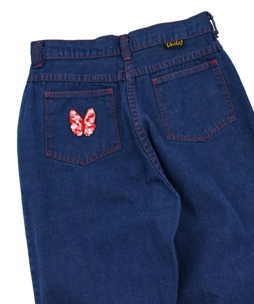 VINTAGE(ヴィンテージ)の「【USED】70’s~ Volval 刺繍入り デニムパンツ(デニムパンツ・レディース・インディゴブルー・SMALL)」の1枚目の写真