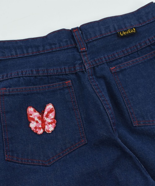 VINTAGE(ヴィンテージ)の「【USED】70’s~ Volval 刺繍入り デニムパンツ(デニムパンツ・レディース・インディゴブルー・SMALL)」の2枚目の写真
