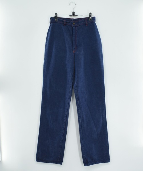 VINTAGE(ヴィンテージ)の「【USED】70’s~ Volval 刺繍入り デニムパンツ(デニムパンツ・レディース・インディゴブルー・SMALL)」の3枚目の写真