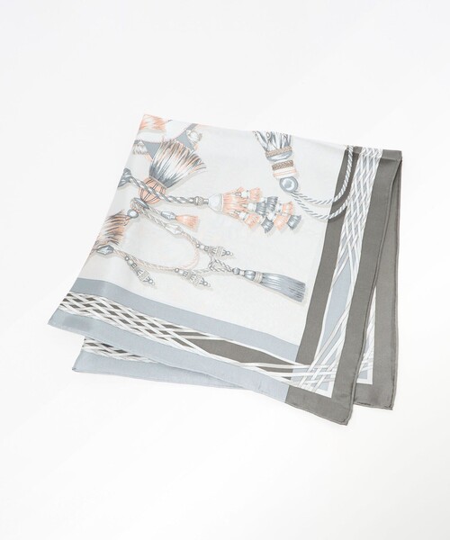 manipuri(マニプリ)の「<manipuri>SILK 65×65 スカーフ 25FW(バンダナ/スカーフ・レディース・ライトブルー/ピンク/レッド/ライトグレー・FREE)」の13枚目の写真