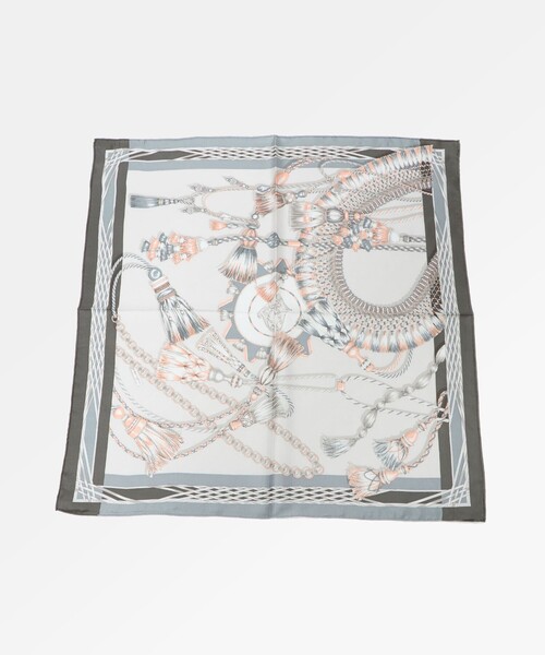 manipuri(マニプリ)の「<manipuri>SILK 65×65 スカーフ 25FW(バンダナ/スカーフ・レディース・ライトブルー/ピンク/レッド/ライトグレー・FREE)」の14枚目の写真