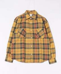 10番手ヘビーツイルCHKシャツ
