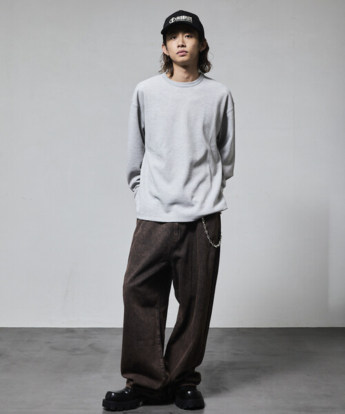 限定展開 MR HEARTS/ミスターハーツ Short Length Thermal Crew Neck