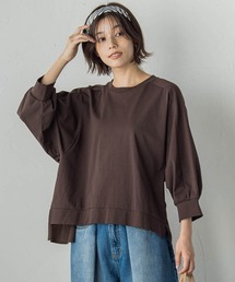 布帛ドッキングカットソー≪手洗い可能≫