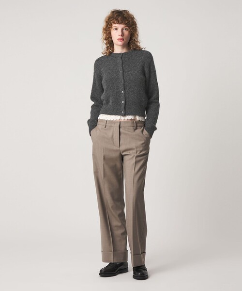 Steven Alan（スティーブンアラン）の「＜Steven Alan＞ショート ニット カーディガン（カーディガン/ボレロ・レディース・ダークグレー/ベージュ/ピンク/ライム/ライトブルー・FREE）」の11枚目の写真