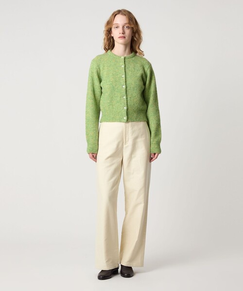 Steven Alan（スティーブンアラン）の「＜Steven Alan＞ショート ニット カーディガン（カーディガン/ボレロ・レディース・ダークグレー/ベージュ/ピンク/ライム/ライトブルー・FREE）」の13枚目の写真