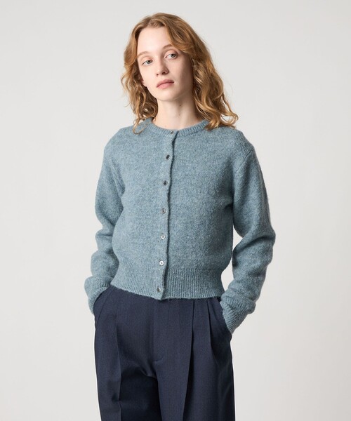 Steven Alan（スティーブンアラン）の「＜Steven Alan＞ショート ニット カーディガン（カーディガン/ボレロ・レディース・ダークグレー/ベージュ/ピンク/ライム/ライトブルー・FREE）」の15枚目の写真