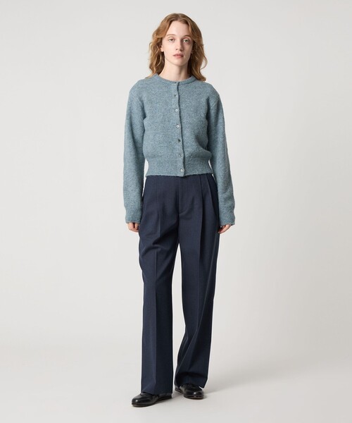 Steven Alan（スティーブンアラン）の「＜Steven Alan＞ショート ニット カーディガン（カーディガン/ボレロ・レディース・ダークグレー/ベージュ/ピンク/ライム/ライトブルー・FREE）」の16枚目の写真