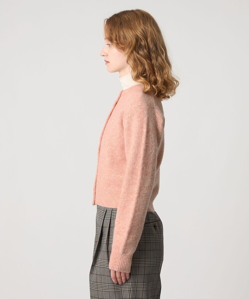 Steven Alan（スティーブンアラン）の「＜Steven Alan＞ショート ニット カーディガン（カーディガン/ボレロ・レディース・ダークグレー/ベージュ/ピンク/ライム/ライトブルー・FREE）」の18枚目の写真