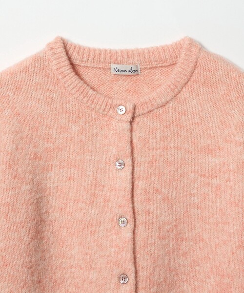 Steven Alan（スティーブンアラン）の「＜Steven Alan＞ショート ニット カーディガン（カーディガン/ボレロ・レディース・ダークグレー/ベージュ/ピンク/ライム/ライトブルー・FREE）」の22枚目の写真
