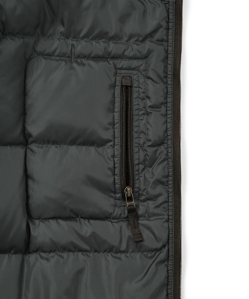 thisisneverthat（ディスイズネバーザット）の「Washed Down Puffer Jacket（ダウンジャケット/コート・メンズ・カーキブラウン/ブルー系その他/ブラック・L/M/S/XL）」の4枚目の写真
