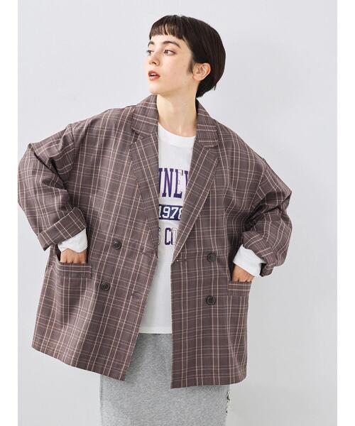 24SS カットアウトスリーブ付き カットアウト ダブルジャケット セール】カットアウトダブルジャケット（ノーカラージャケット）｜SM2