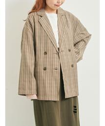 SM2（エスエムツー）の「カットアウトダブルジャケット（ノーカラージャケット）」