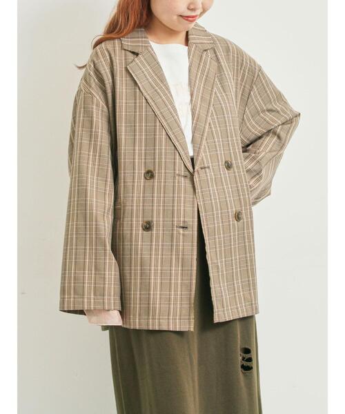 24SS カットアウトスリーブ付き カットアウト ダブルジャケット セール】カットアウトダブルジャケット（ノーカラージャケット）｜SM2