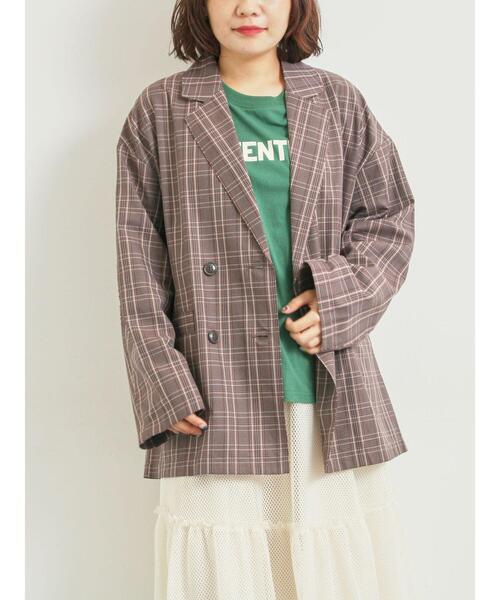 SM2（エスエムツー）の「カットアウトダブルジャケット（ノーカラージャケット・レディース・グレー/ブラウン/カーキ・F）」の20枚目の写真