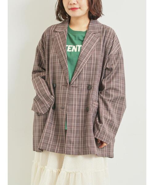 SM2（エスエムツー）の「カットアウトダブルジャケット（ノーカラージャケット・レディース・グレー/ブラウン/カーキ・F）」の22枚目の写真