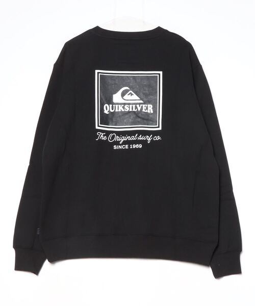 Quiksilver（クイックシルバー）の「クイックシルバー QUIKSILVER LOCK UPS BOX SWEAT CREW（スウェット・メンズ・ライトグレー/アイボリー/ブラック・S/M/L/LL）」の4枚目の写真