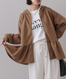 Bou Jeloud（ブージュルード）の「ペプラムフレアパーカー（パーカー）」