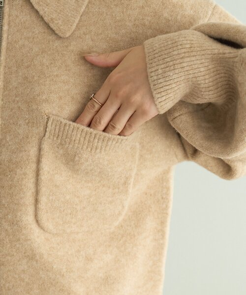 ダブルジップニットジャケット（カーディガン/ボレロ）｜DISCOAT