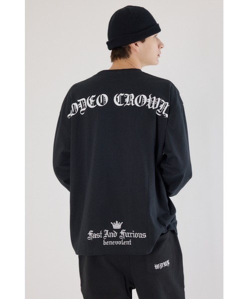 Blackletter 長袖Tシャツ（Tシャツ/カットソー）｜RODEO CROWNS WIDE