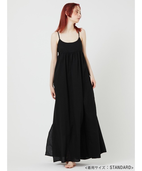 KEnTe(ケンテ)の「Side Slit Maxi One Piece(ワンピース・レディース・ベージュ/ブラック/オリーブ/ブラウン・FREE/SHORT)」の6枚目の写真