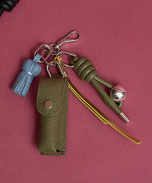 Beau're（ヴュレ）の「【WEB限定】【Beau're/ヴュレ】リップケース付きレザーチャーム（キーホルダー）」