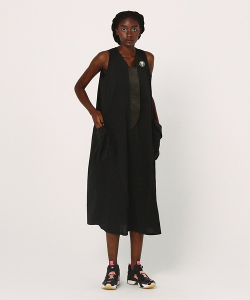 bedsidedrama(ベットサイドドラマ)の「Mixed Military Dress(ワンピース・レディース・ナチュラル/ブラック・1)」の7枚目の写真